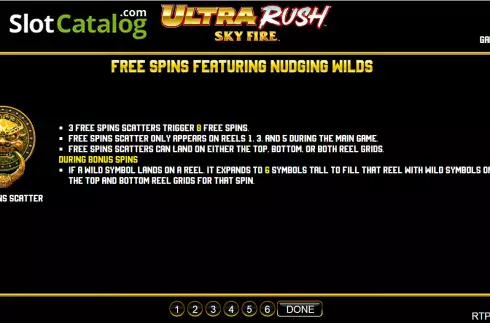 Скрин6. Ultra Rush Sky Fire слот