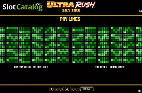 Скрин8. Ultra Rush Sky Fire слот