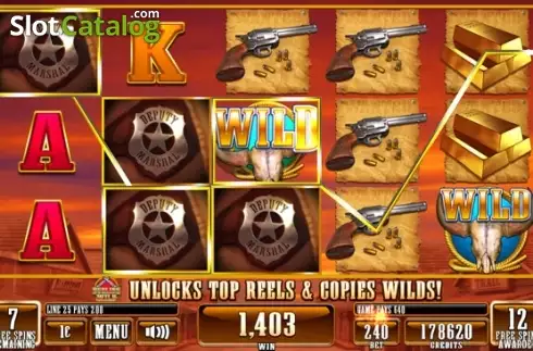 Скрин6. Dueling Wilds слот