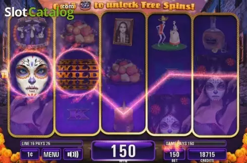 Скрин2. Lady of the Dead слот