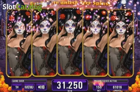 Скрин6. Lady of the Dead слот