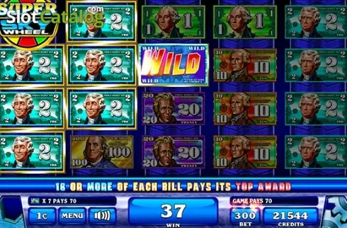 Money Roll Super Sky Wheel логотип