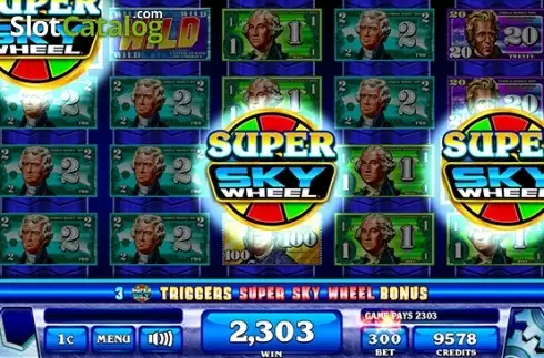 Скрин5. Money Roll Super Sky Wheel слот