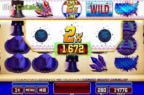 Скрин4. Star Spangled Riches слот
