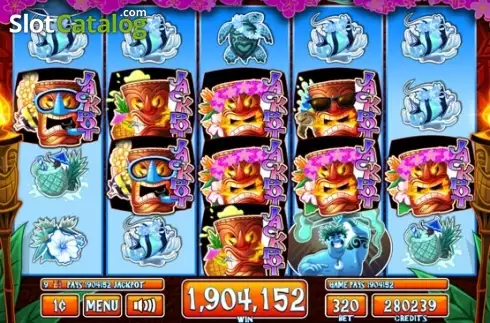 Скрин6. Tiki Tiki Luau слот