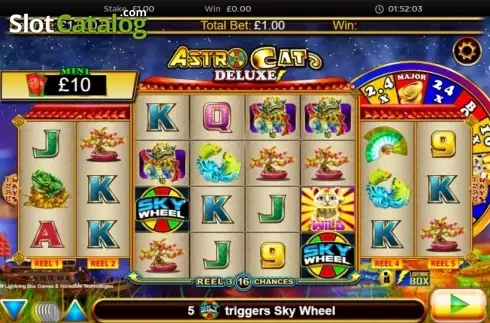 Скрин3. Astro Cat Deluxe слот
