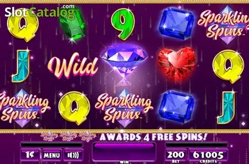 Скрин5. Sparkling Spins слот