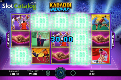 Скрин3. Kabaddi Raiders слот