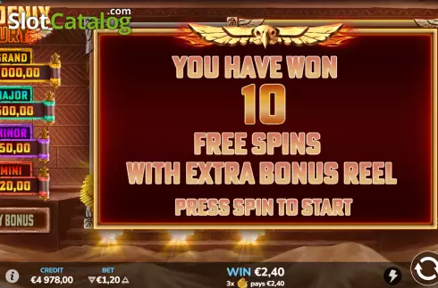 Скрин6. Phoenix Fury слот