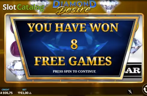 Скрин8. Diamond Desire слот