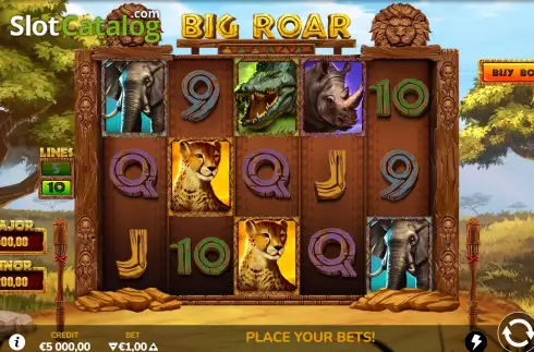 Скрин3. Big Roar слот