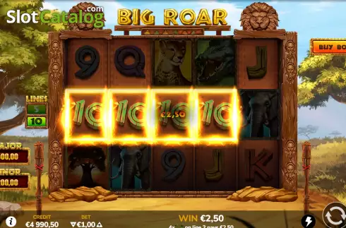 Скрин4. Big Roar слот
