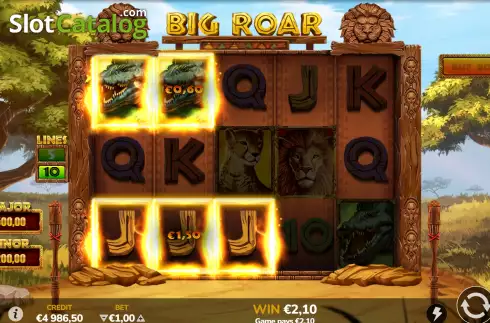 Скрин5. Big Roar слот