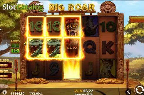 Скрин6. Big Roar слот