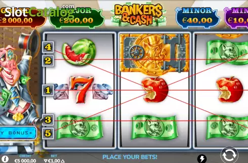 Скрин3. Bankers & Cash слот