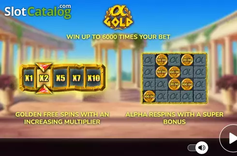 Скрин2. Alpha Gold слот