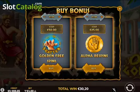 Скрин6. Alpha Gold слот