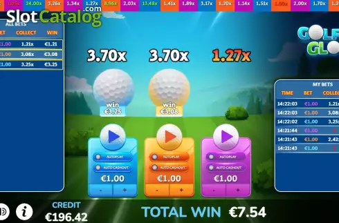 Скрин3. Golfing Glory слот
