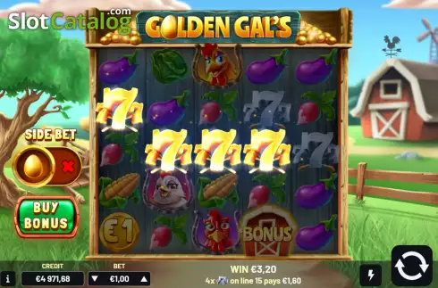 Скрин5. Golden Gal’s слот