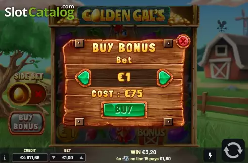 Скрин6. Golden Gal’s слот