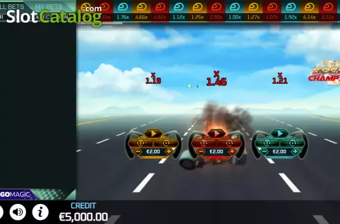 Скрин2. Speed Champion слот