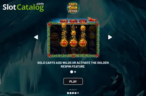 Скрин2. Carts Of Cash Christmas слот