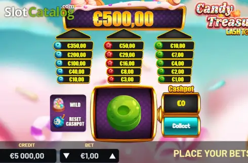 Скрин2. Candy Treasures Cash Towers слот