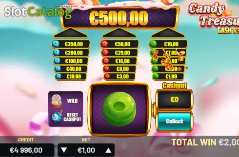 Скрин3. Candy Treasures Cash Towers слот