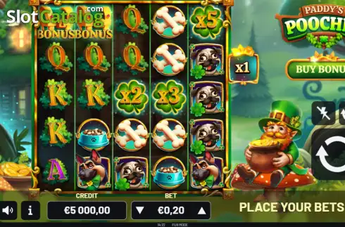 Скрин2. Paddy’s Pooches слот