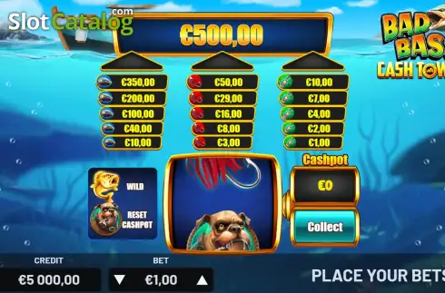 Скрин2. Bad Bass Cash Towers слот
