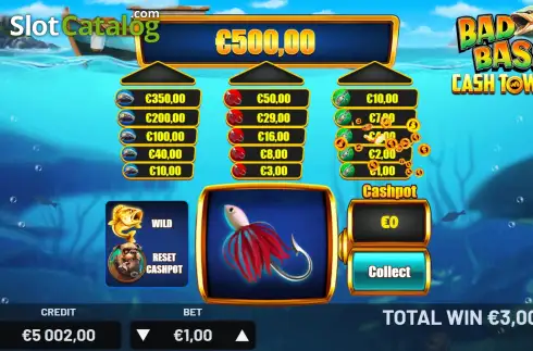 Скрин3. Bad Bass Cash Towers слот