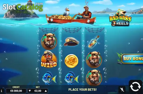 Скрин2. Bad Bass 3 Reels слот