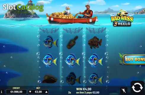 Скрин3. Bad Bass 3 Reels слот