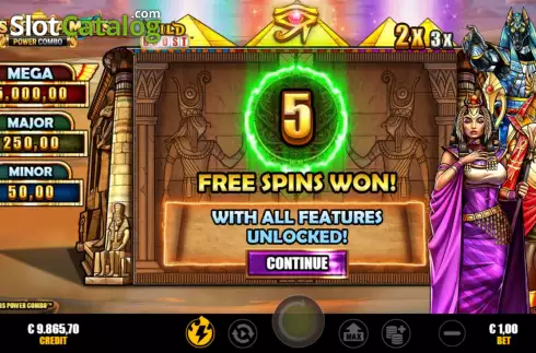 Скрин7. Gods & Pyramids Power Combo слот