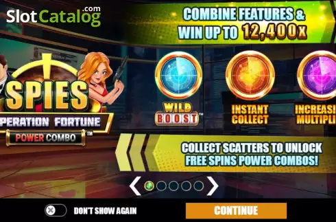 Скрин2. SPIES – Operation Fortune Power Combo слот