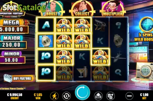 Скрин6. SPIES – Operation Fortune Power Combo слот