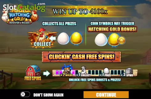 Скрин2. Hatching Gold! Rooster's Riches слот