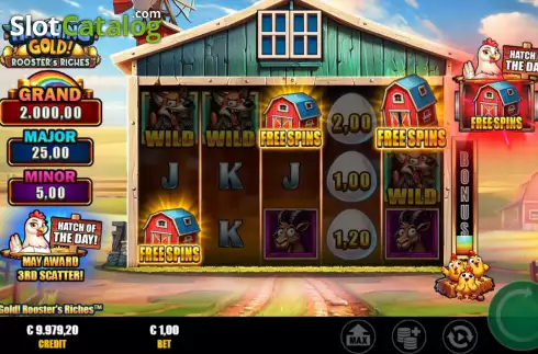 Скрин7. Hatching Gold! Rooster's Riches слот