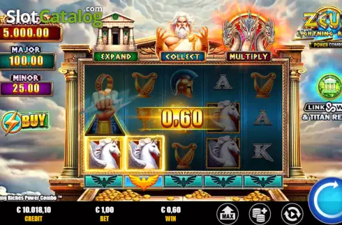 Скрин4. Zeus Lightning Riches Power Combo слот