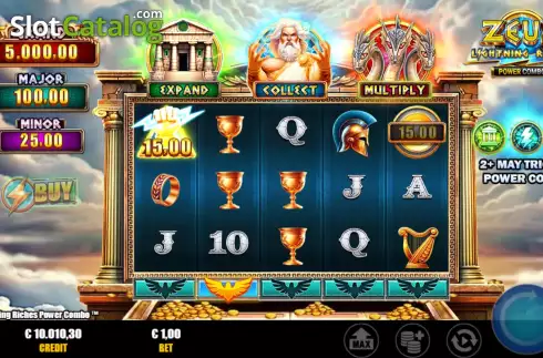 Скрин5. Zeus Lightning Riches Power Combo слот