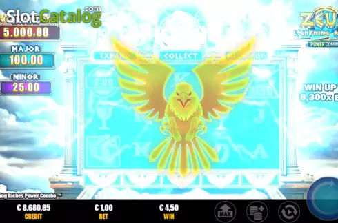 Скрин6. Zeus Lightning Riches Power Combo слот