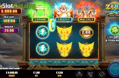 Скрин8. Zeus Lightning Riches Power Combo слот