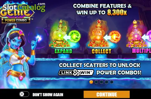 Скрин2. Enchanted Genie Power Combo слот
