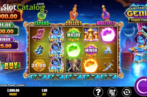 Скрин3. Enchanted Genie Power Combo слот