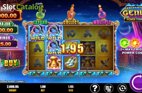 Скрин4. Enchanted Genie Power Combo слот