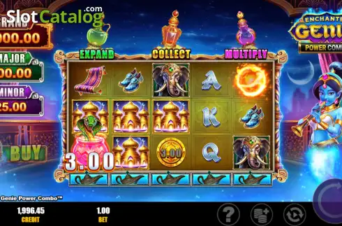 Скрин5. Enchanted Genie Power Combo слот
