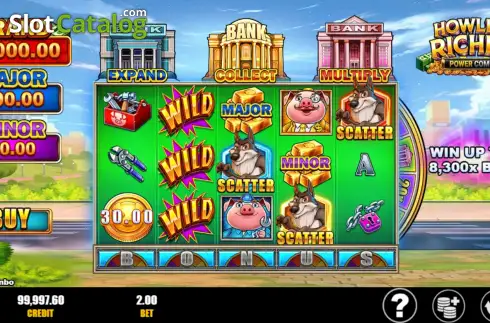 Скрин2. Howling Riches Power Combo слот