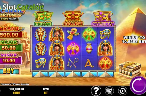 Скрин2. Scarab Fortunes Power Combo слот