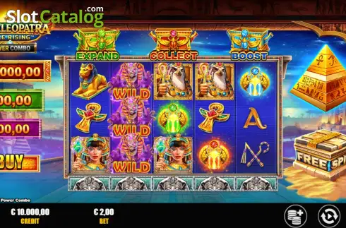Скрин2. Ra & Cleopatra: Nile Rising Power Combo слот