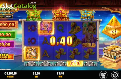 Скрин3. Ra & Cleopatra: Nile Rising Power Combo слот